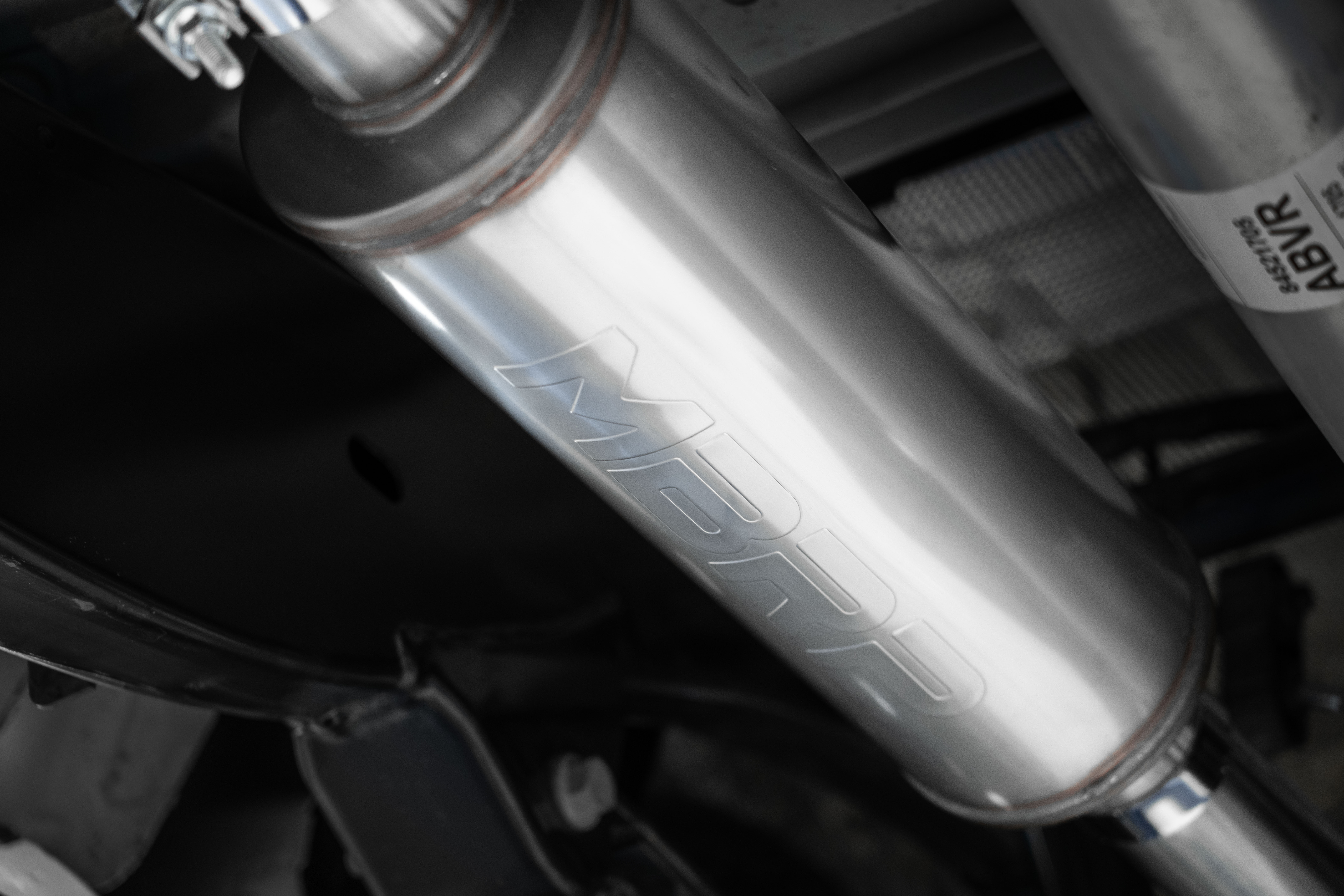 MBRP Exhaust 3in. Cat Back; Single High Clearance Rear Exit; AL